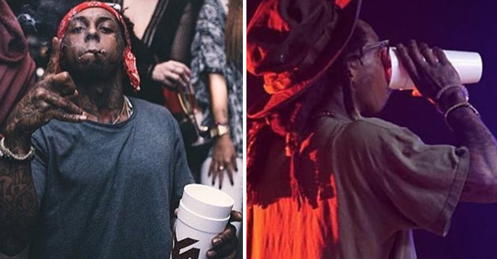 Lil Wayne Back On Lean