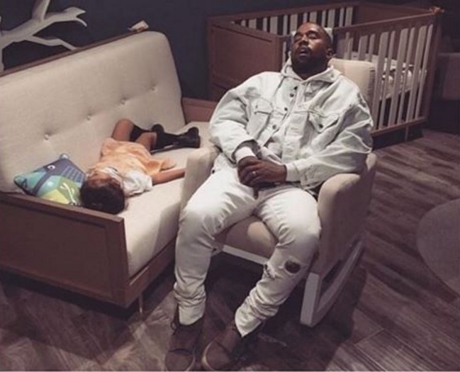 First Look At Saint West