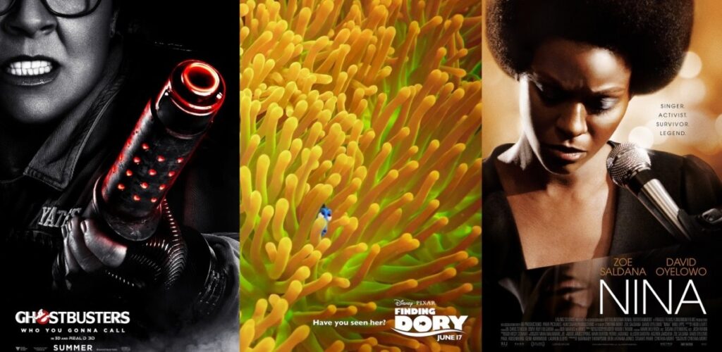 MOVIE TRAILERS: Ghostbusters - Nina - Finding Dory