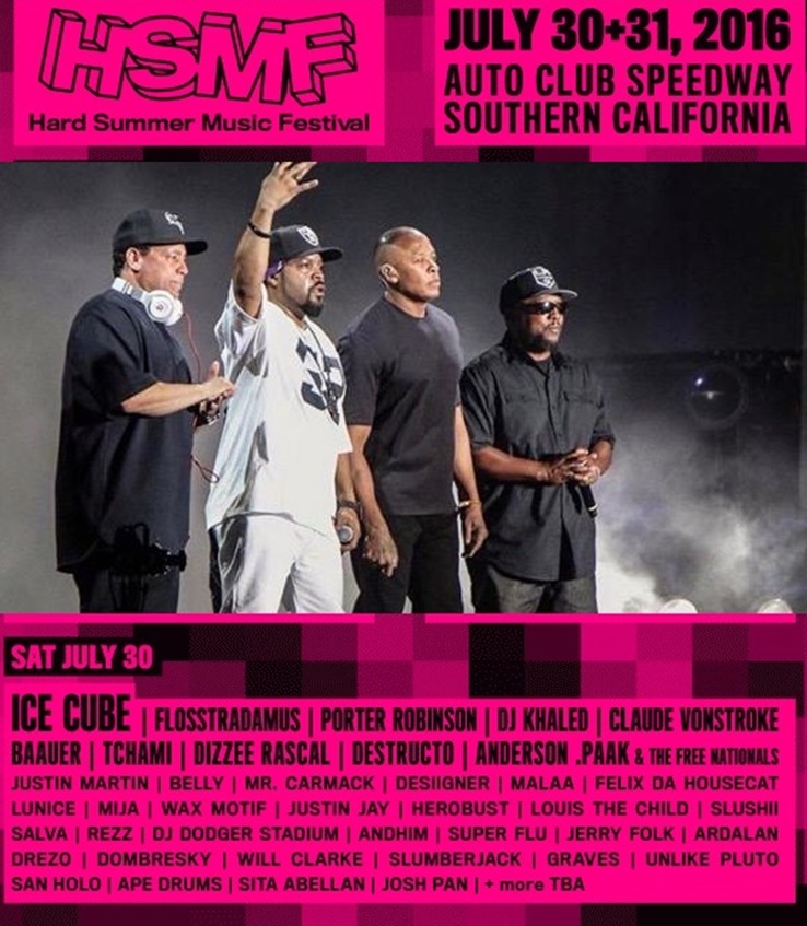 Hard Summer Lineup 2016: Ice Cube and Major Lazer