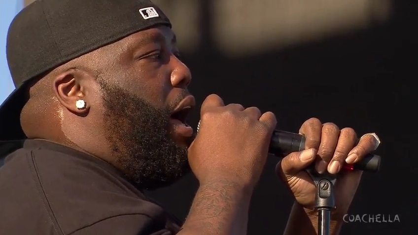EPIC moment was the theme today when it comes to Killer Mike who introduced the candidate Bernie Sanders at rallies so Bernie Sanders Introduces Run the Jewels at Coachella 2016