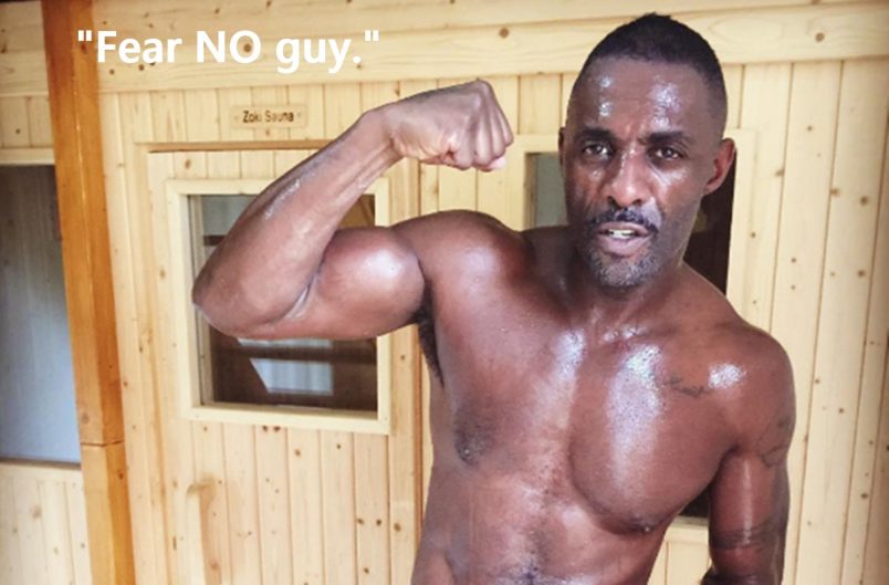 Idris Elba Cutting Weight For First Professional Kickboxing Figh