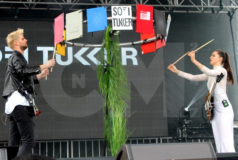 Sofi Tukker Shines Bright Treasure Island Music Festival