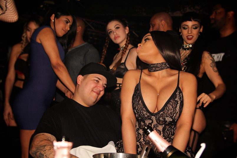 Blac Chyna + Rob Kardashian Enjoy Club Life