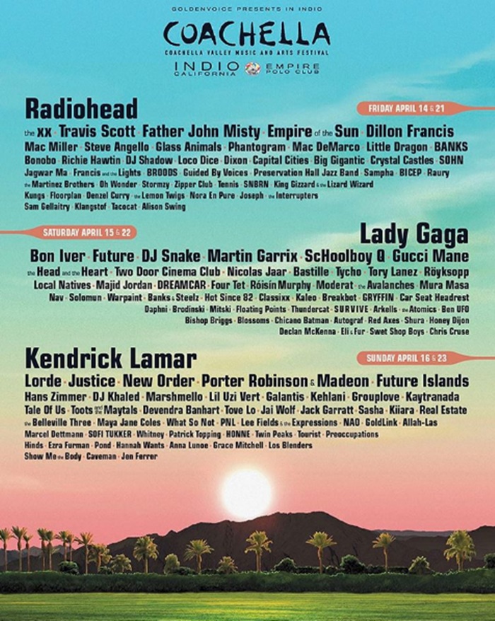 The MUST SEE Music Festivals 2017