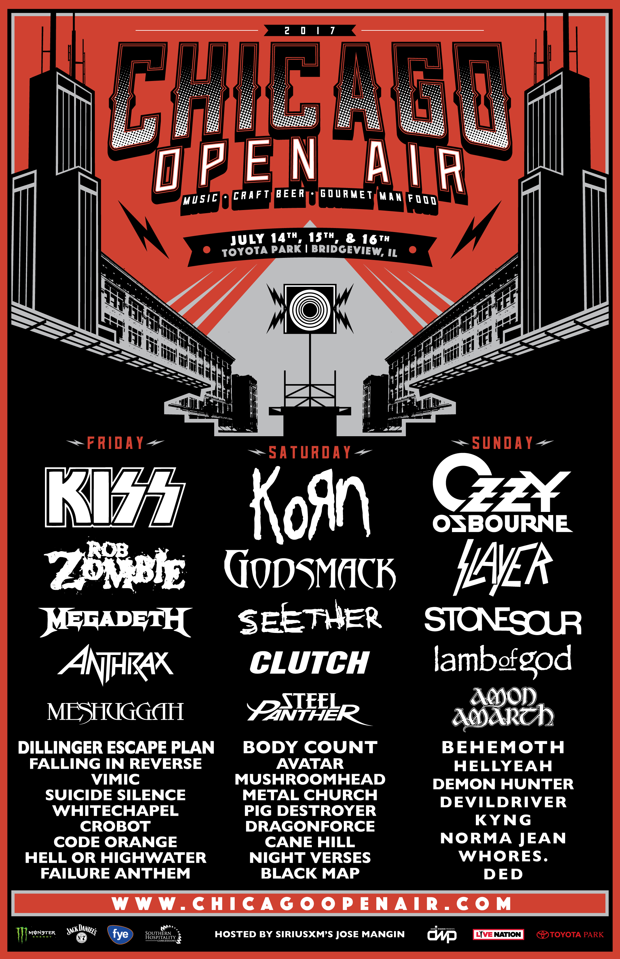 The HOTTEST Rock Music Festivals 2017