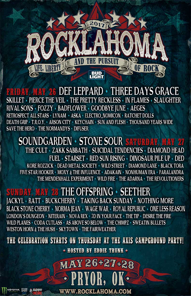 The HOTTEST Rock Music Festivals 2017