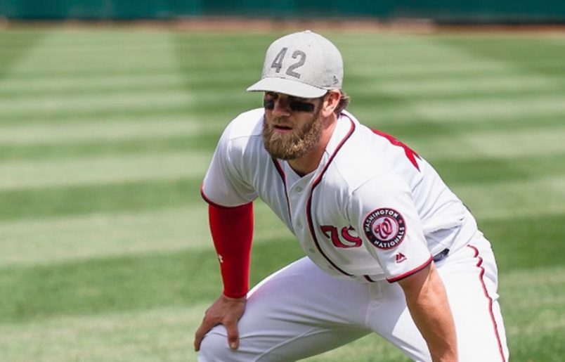 Bryce Harper Celebrates New Contract and a Walkoff Homer