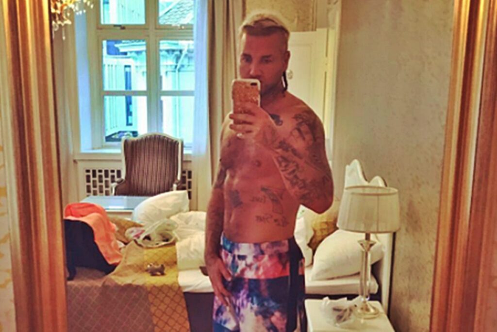 Riff Raff Caught Baring His Butt Online