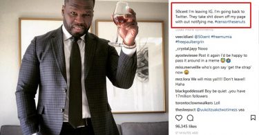 50 Cent Tells Instagram Kick Rocks