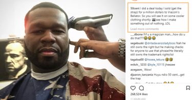 50 Cent Proves He's No Bow Wow with Stacks of Blue Bills