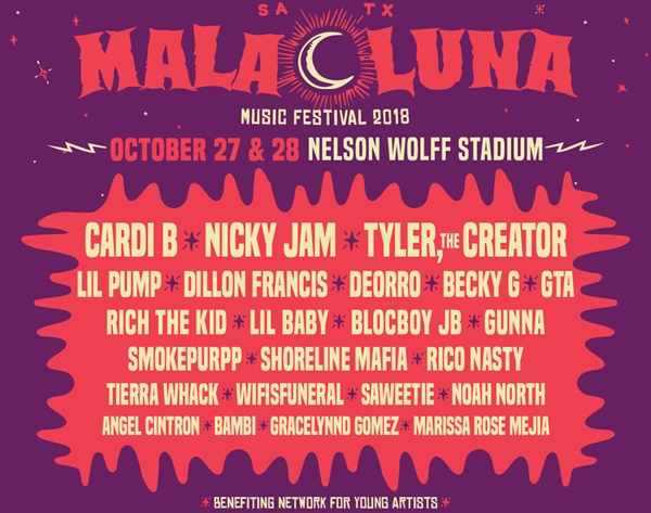 Mala Luna Music Festival: Cardi B + Tyler, The Creator Headline