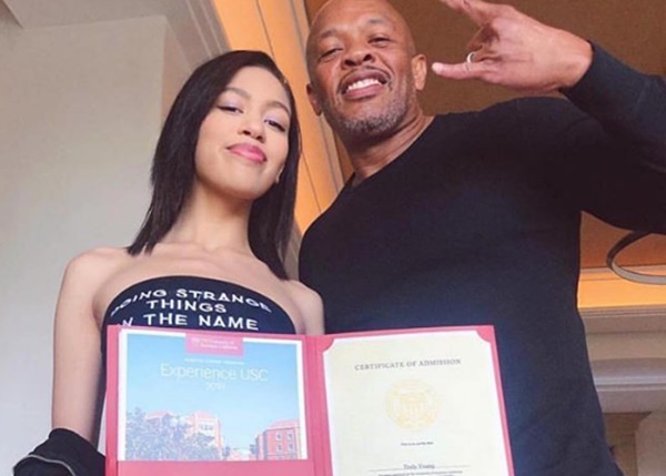 Dr. Dre Praises Daughter Acceptance to USC on Her Own