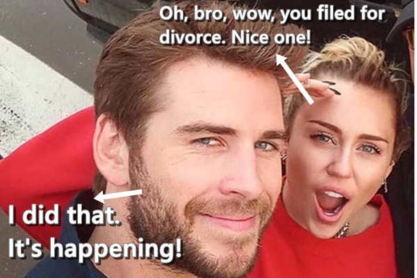 Miley Shocked Liam Hemsworth Filed Divorce