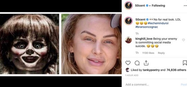 50 Cent Still Trolling Randall Emmett and Fiancée Lala Kent