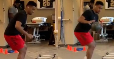 Dolphins Tua Tagovailoa Shows Off Foot Skills