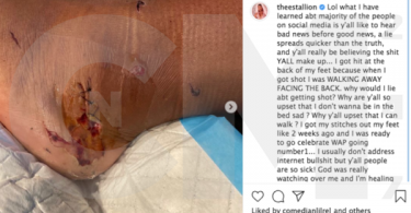 Megan Thee Stallion Reveals Graphic Foot Injury Photos