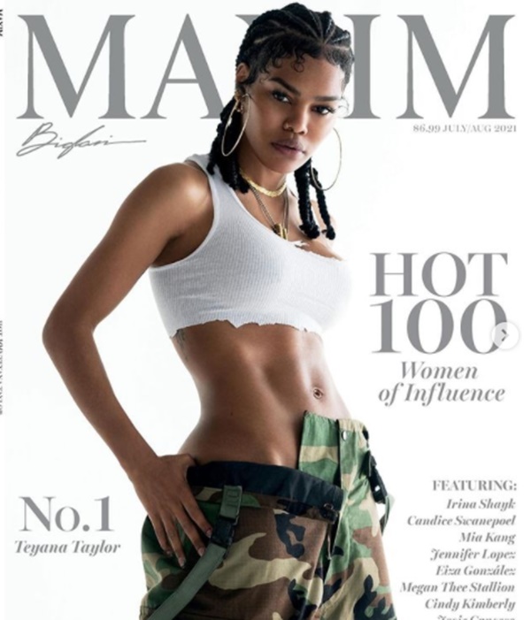 Teyana Taylor Named As Maxim’s “Sexiest Woman Alive”