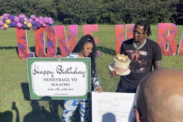 Ari Fletcher Gifts BF MoneyBagg Yo 28 Acres Of Land For Bday