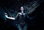 Cardi B Invokes Morticia Addams For Halloween
