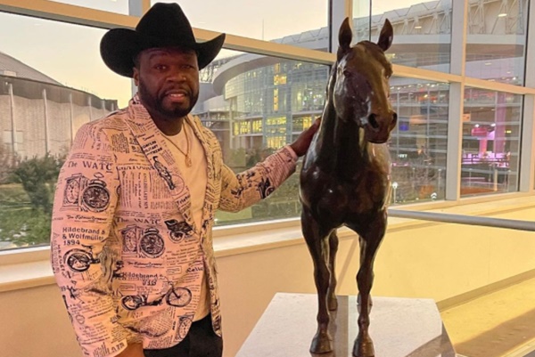 50 Cent Embracing Texas Life; Goes Nuts At Wine Auction