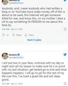 Benzino FIRES WARNING SHOTS At Shauna Brooks