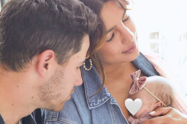 Nick Jonas and Priyanka Chopra Share First Baby Photo