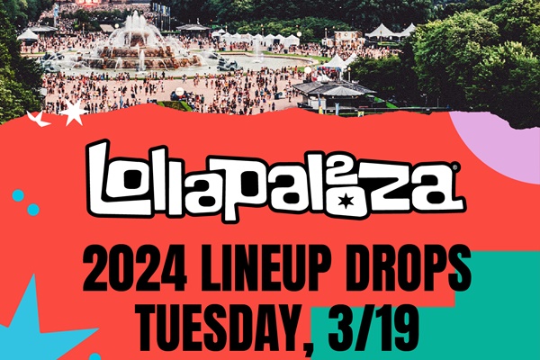 Lollapalooza returns August 1-4, 2024