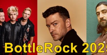 BottleRock 2025 Lineup Green Day Justin Timberlake and Noah Kahan