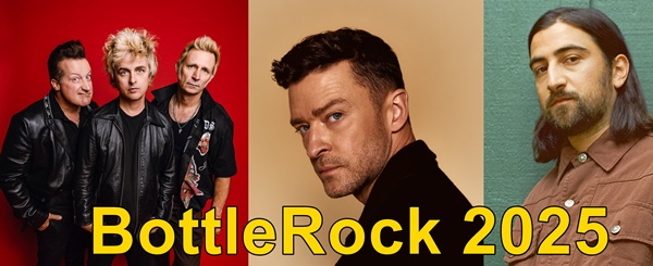 BottleRock 2025 Lineup Green Day Justin Timberlake and Noah Kahan