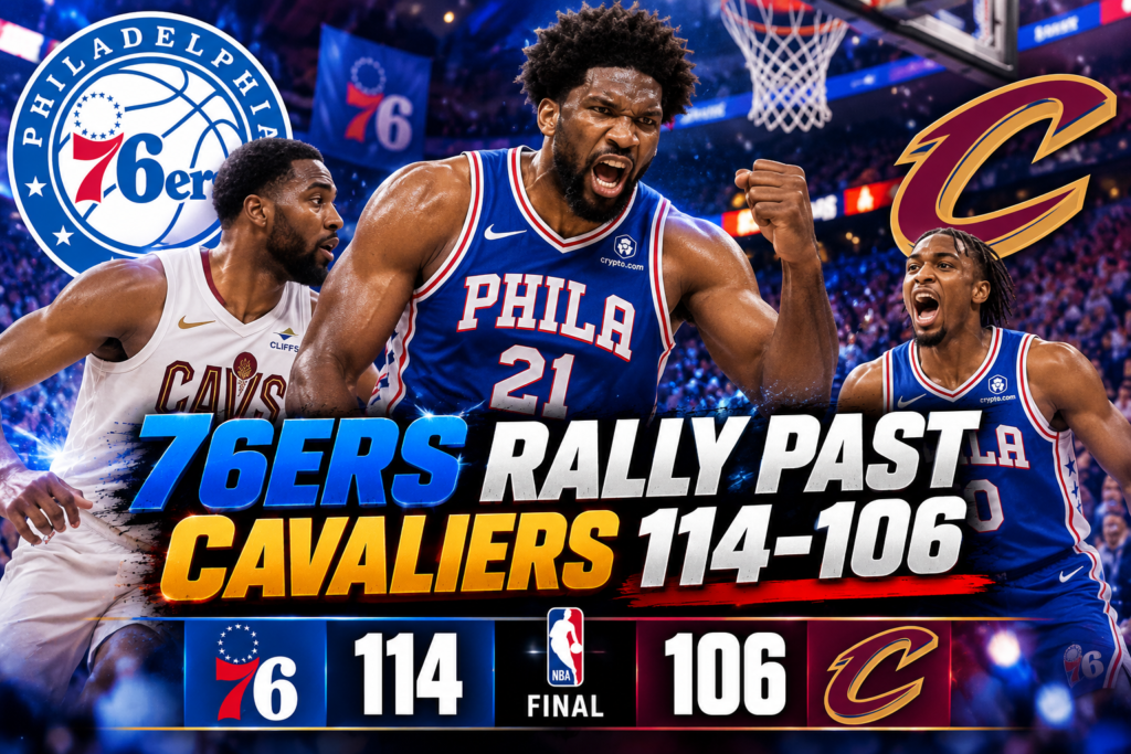 Philadelphia 76ers Rally Past Cavaliers 114-106