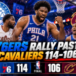 Philadelphia 76ers Rally Past Cavaliers 114-106