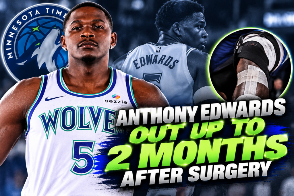 Anthony Edwards Out Up to 2 Months After Surgery