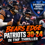 Bears Edge Patriots 30-24 in TNF Thriller