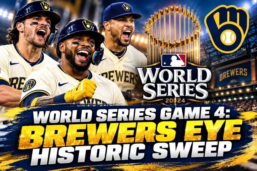 World Series Game 4: Brewers Eye Historic Sweep