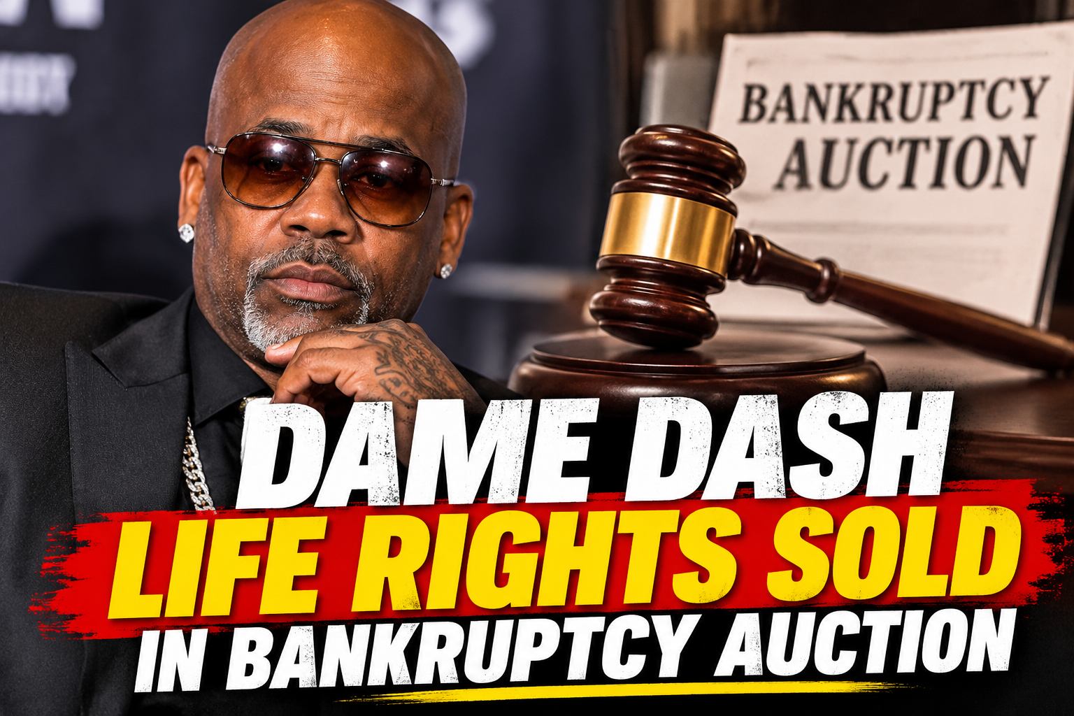 Dame Dash Life Rights Sold in Bankruptcy Auction