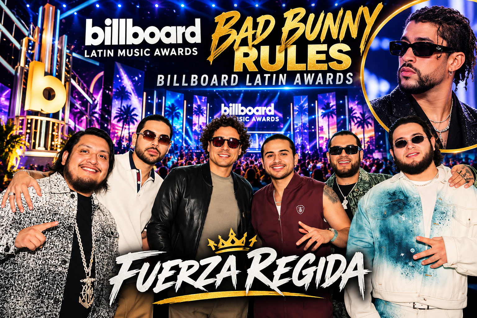 Fuerza Regida, Bad Bunny Rule Billboard Latin Awards