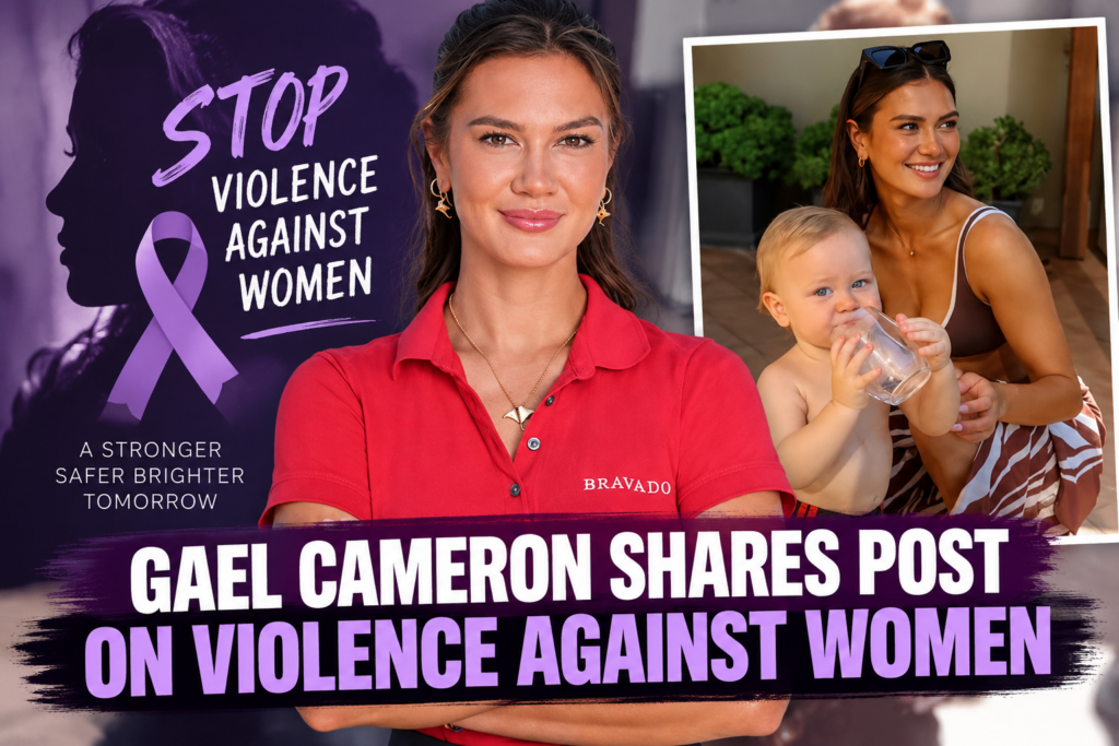 Gael Cameron Shares Post on Violence Against Women