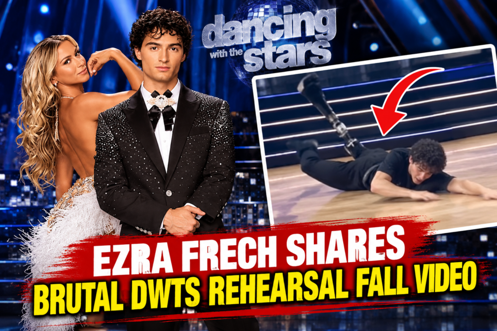 Ezra Frech Shares Brutal DWTS Rehearsal Fall Video