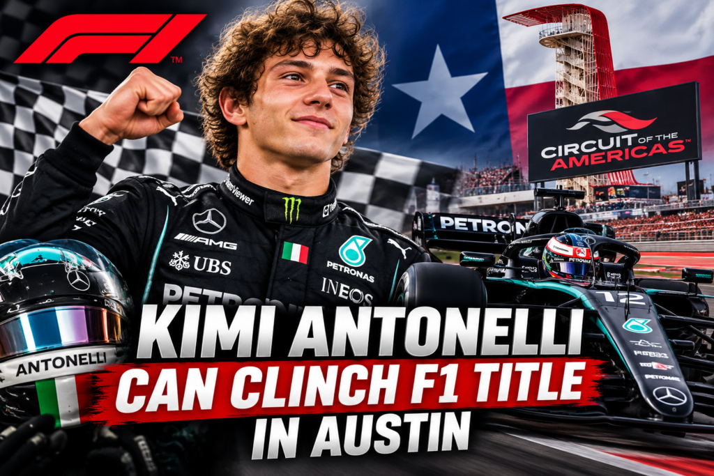 Kimi Antonelli Can Clinch F1 Title in Austin