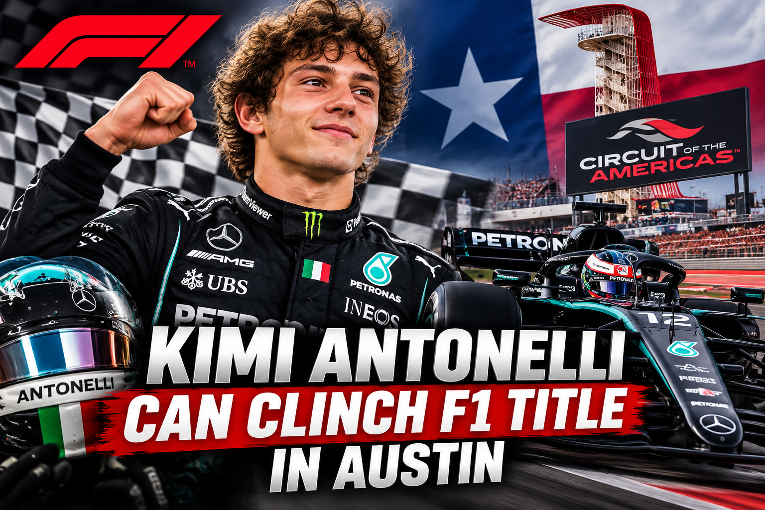 Kimi Antonelli Can Clinch F1 Title in Austin