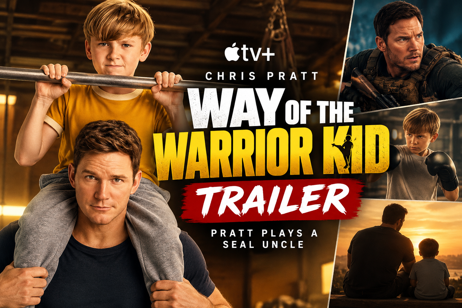 Warrior Kid Trailer Shows Pratt As SEAL Uncle