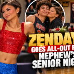 Zendaya Goes All-Out for Nephew's Senior Night
