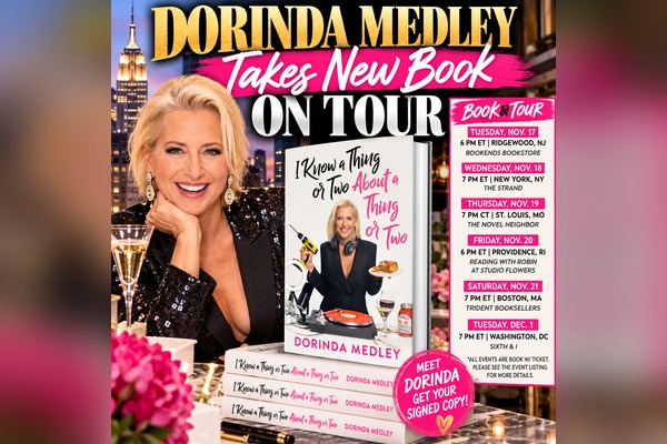 Dorinda Medley — I Know a Thing or Two About a Thing or Two book tour