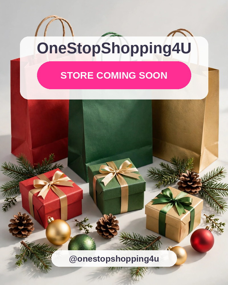 OneStopShopping4U — Store Coming Soon