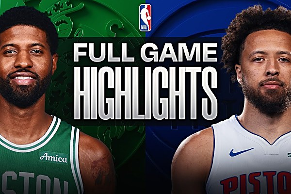 Detroit Pistons Rally From 22 Down, Beat Celtics