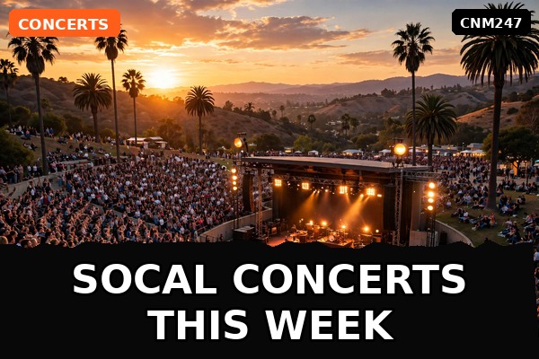 Southern California concerts this week
