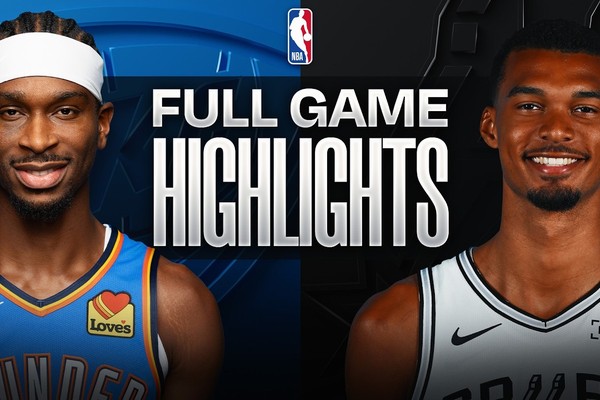 Thunder Beat Spurs 116-104 in NBA Opener